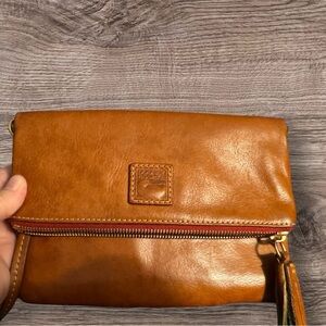 Dooney and Bourke Florentine Foldover Zip Crossbody bag